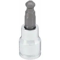 WESTWARD Socket Bit: 3/8 in Drive Size, Hex Tip, 7 mm Tip Size, 1 3/4 in Overall Lg, Fixed Insert (MPN 20XA15)