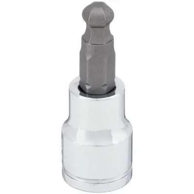 WESTWARD Socket Bit: 3/8 in Drive Size, Hex Tip, 7 mm Tip Size, 1 3/4 in Overall Lg - Ball-End Hex Bit Sockets