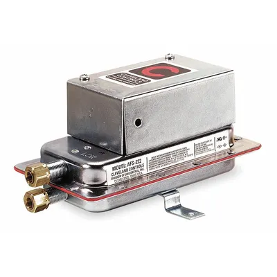 CLEVELAND CONTROLS Air Sensing Switch: Adj, Auto Reset, 0.05 in wc to 12 in wc, Conduit Box - Adjustable Set-Point Air Pressure Switches