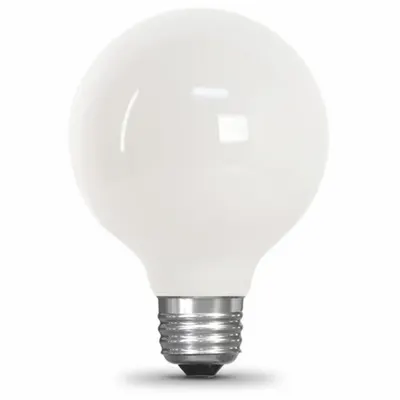 FEIT ELECTRIC Compact LED Bulb: Medium Screw (E26), LED, (G) Globe, G25, 5.5 W Watt, 5000K - Medium Screw Base (E26) Lamps