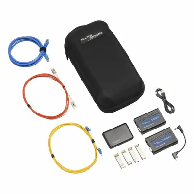 FLUKE NETWORKS Fiber Kit: FMC-10G, LinkIQ Testers - Fluke Networks Copper Cable Testing Accessories