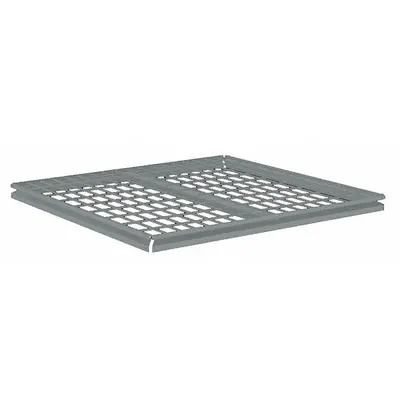 TENNSCO Shelf: 48 in x 36 in, 850 lb Load Capacity, Steel, 5 ga Decking, Gray - Wire Decking Shelf Kits for Boltless Shelving