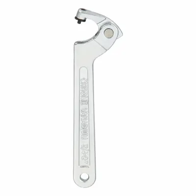 PROTO Spanner Wrench: 2 in, 1/8 in Pin Dia, 6 3/8 in Overall Lg, 1/8 in Pin Lg - Adjustable-Hook Spanner Wrenches
