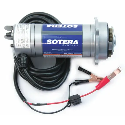 SOTERA Electric Drum Pump Motor: Corded Electric, 1/4 hp HP, 12 V DC - General Purpose Cordless Drum Pump Motors