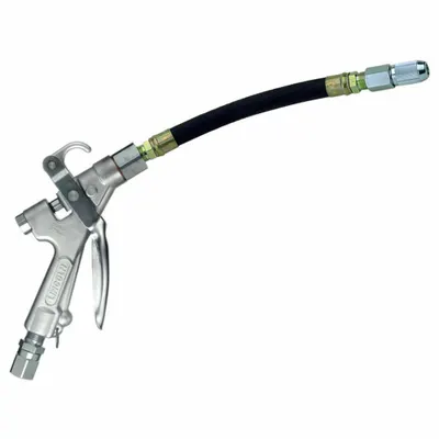 LINCOLN Drum Pump Nozzle: Manual, No Meter Included, 5 gpm Max. Flow Rate, Steel - Non-Metered Manual Dispense Guns