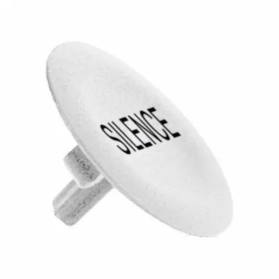 SCHNEIDER Push Button Cap: 22 mm Panel Size, Non-Illuminated, Non-Metallic, Silence - Heads for Push Buttons