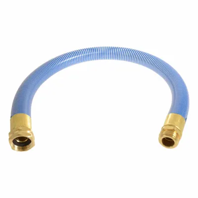 KURIYAMA Suction and Discharge Hose: 3/4 in Hose Inside Dia., 115 psi, Blue/Clear - PVC Water Suction & Discharge Hose Assemblies with PVC Helix Reinforcement