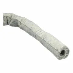 This 8 ft long trench drain boom filters hydrocarbons and oil from industrial drainage systems. It handles a maximum flow rate of 151 gpm, providing spill containment for areas where oil runoff must be captured before discharge.