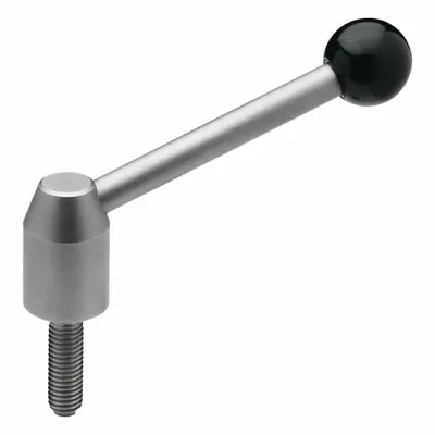 JW WINCO Adjustable Handles - Corrosion-Resistant Adjustable Tension Levers with Threaded Stud