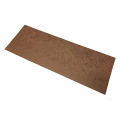 Flat oil-impregnated stencil board for industrial marking and packaging applications. Measures 7 in wide by 20 in long with 0.015 in thickness. Resists ink bleed and wear for repeated use in case coding and product identification.