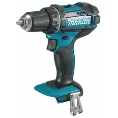 Compact brushed cordless drill with 1/2 in chuck and max 1,900 RPM. Runs on 18 V LXT battery platform. Tool only; battery and charger sold separately. Suitable for drilling and driving in wood, metal, and general construction tasks.