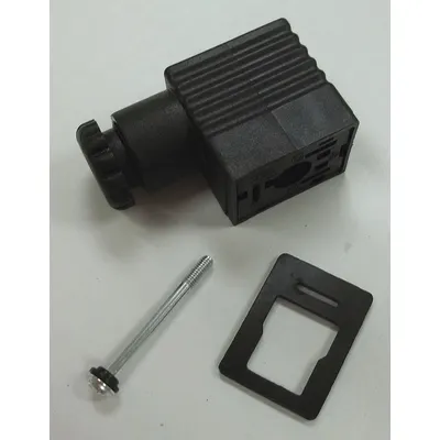 ASCO Mini DIN Connector: Mfr Part # 290414-001 - Valve Replacement Parts & Accessories