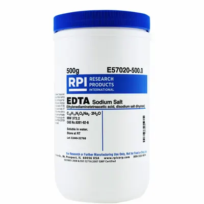 RPI Disodium Salt: 500 g Volume, USP/ACS, pH: 4.0 to 6.0, Powder - Protease Inhibitors