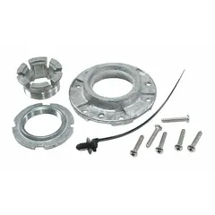 This hub is a replacement component for Whirlpool washing machines and dryers. It connects the drum to the drive system, enabling proper rotation during wash and spin cycles. The part is manufactured by Whirlpool and is intended for use in compatible appliances.