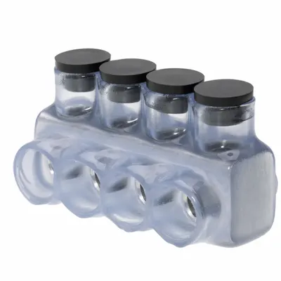 POLARIS Multitap Connector: 4 Port, Single-Sided Entry, 4 AWG – 500 kcmil Wire Size - Dry-Location Single-Sided Entry Multitap Connectors