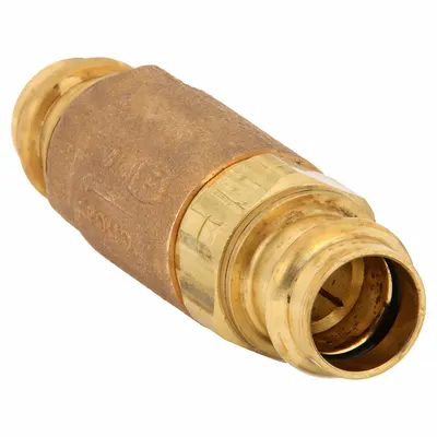 APOLLO Ball Cone Check Valve: Ball, Inline Valve Body, Bronze, 3/4 in Pipe Size - Lead-Free Bronze Ball Check Valves
