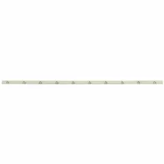Steel raceway strip with 10 NEMA 5-20R receptacles on a single circuit, including one circuit breaker. Measures 5 ft long, 1 5/16 in wide, 15/16 in high, with an ivory finish. Used for distributing power in commercial and industrial settings such as workstations, labs, and retail displays.