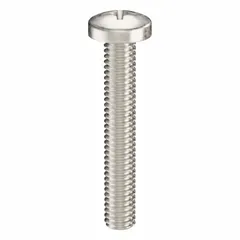 Pan head machine screw with 5/16"-18 thread, 2 in length, made from 316 stainless steel with plain finish. Phillips drive size #4. Sold in a 5-pack. Suitable for general fastening applications where corrosion resistance is required.