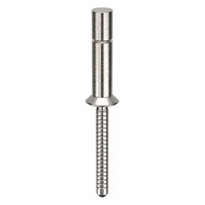 MAGNA-LOK Blind Rivet,2.144 in L,0.25 in dia,PK25: Inch, 2 9/64 in Overall Lg, 43/64 in Body Lg - Domed-Head Blind Rivets