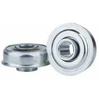 Sealed general purpose conveyor roller bearing for harsh environments. Rated for 145 lb radial load with 1.5 in bearing OD and 7/16 in axle size. Suitable for use in dusty or wet industrial conveyor systems