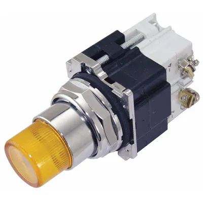 EATON Illuminated Push Button: Illuminated, Extended Profile, Metallic, 30 mm - Illuminated Extended-Length Push Buttons