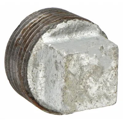 OEM Plug: Plug, 1 in, NPT Threaded, Malleable Iron - Medium-Pressure Threaded Pipe Fittings