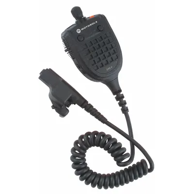 MOTOROLA Speaker Microphone: Fits Motorola, For XTS 2500/XTS 5000 Series, Push To Talk - Motorola-Compatible Microphones & Speakers