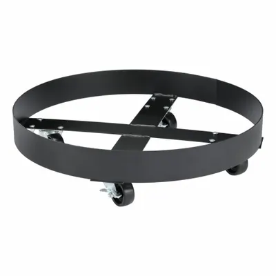 EAGLE Drum Dolly: 1,000 lb Load Capacity, For 95 gal Container Capacity, Round - Cross-Brace Drum Dollies with Support Ring