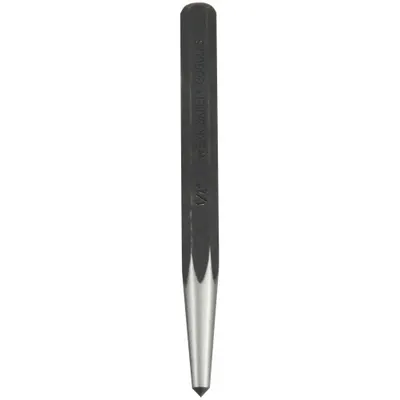 WESTWARD Center Punch: 3/8 in Tip Size, Hexagon, 6 in Overall Lg, 2 in Taper Lg - Centering Punches