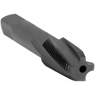 WIDIA GTD Spiral Flute Tap: 1/8"-27 NPT, 4 Flute, Taper Chamfer, Black Oxide Cobalt (MPN VTSFT8002) - Spiral-Flute Pipe Taps