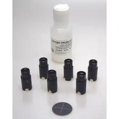 This cap membrane kit is used to replace the membrane cap on compatible YSI dissolved oxygen or electrochemical sensors. It maintains the proper sensor environment for accurate readings. The kit includes the membrane cap assembly needed for periodic sensor maintenance in field or laboratory instruments.