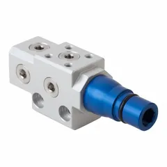 Vacuum generator from the Schmalz SBP series with multistage ejector design. Features a 1/8 in G female connection, maximum supply pressure of 6 bar, and 0.7 mm nozzle diameter. Suitable for generating vacuum in automated handling, pick-and-place, and packaging systems for non-porous materials.