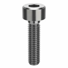 Metric socket head cap screw with M3x0.50 thread, 12 mm length, right-hand thread, 2.5 mm drive size, and H5 tolerance. Made from 316 stainless steel with plain finish. Used for fastening components in machinery, equipment, and assemblies requiring corrosion resistance.