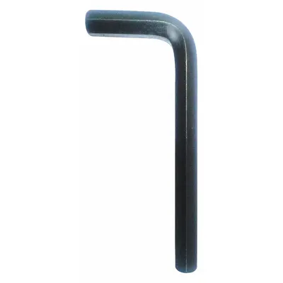 WESTWARD Hex Key: 0 Ball Ends, 12 mm Tip Size, Metric, Short, Alloy Steel, Black Oxide - L-Shaped Hex Keys