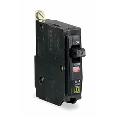 The SQUARE D QOB170 is a 70 A, single-pole miniature circuit breaker from the QOB Series, rated for 120/240V AC and 10kA interrupting capacity. Designed for bolt-on installation, it provides overcurrent protection for branch circuits in residential and commercial electrical systems.