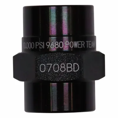POWER TEAM Straight Fitting: Straight Fitting - Replacement Parts for Hydraulic Pumps