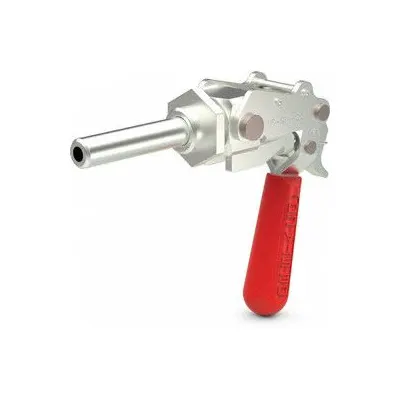 DE-STA-CO Straight Line Clamp: Through-Hole Base Mounting, Std Horizontal Handle - Corrosion-Resistant Straight-Line Toggle Clamps