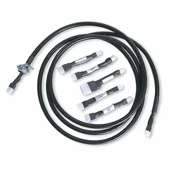 Adapter for connecting power sources and cables in HVACR equipment. Enables electrical integration between components in commercial and industrial heating, ventilation, air conditioning, and refrigeration systems.