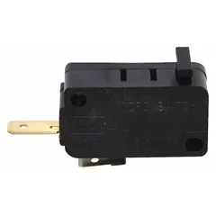 OEM replacement dispenser switch for refrigerators and freezers. Controls activation of water or ice dispensing when the user presses the paddle or button.