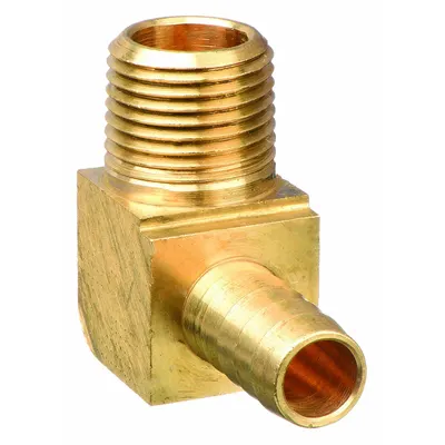 PARKER 129HB-8-8 Brass Multipurpose Rigid Barbed Hose Fitting - Brass Multipurpose (Air, Water, Chemical) Rigid Barbed Hose Fittings