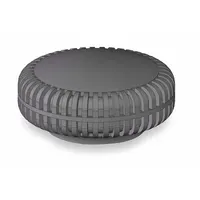 Knurled knob with threaded hole, 1 in diameter, plastic body with steel #8-32 thread. Used for manual adjustment and clamping on industrial machinery, fixtures, and control panels