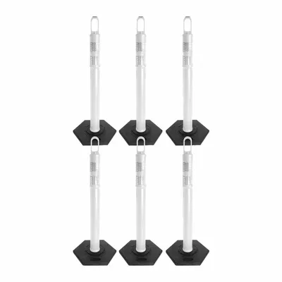 MR. CHAIN Delineator Kit: MUTCD/NCHRP-350, Portable, 47 1/2 in Overall Ht, Looper Top - Temporary Traffic Delineator Posts with Chain
