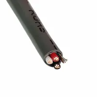 CAROL Communication Cable: 25 ft Cable Lg, 19 Strands, 16 AWG, Riser, Comm Cable, PVC, Gray, PVC (MPN C0457A)