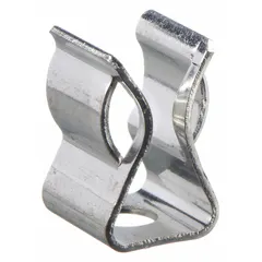 Panel-mounting fuse clip designed to hold cylindrical fuses with a 13/32 inch diameter. Rated for a maximum current of 30 A. Provides a secure connection for fuse-based overcurrent protection in electrical enclosures and control panels.