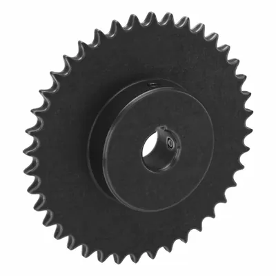 TRITAN Roller Chain Sprocket: 41, For 1/2 in Chain Pitch, 1 in Bore Dia, 40 Teeth - Size 41 Fixed-Bore Roller Chain Sprockets