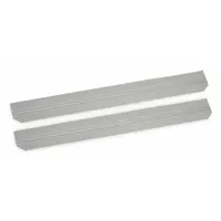 Clear drawer divider kit for medical carts, includes two long dividers. Each divider measures 1/2 in width. Used to separate and organize supplies, instruments, or medications within cart drawers