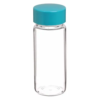 QORPAK Vial with Cap: 22 mL, Includes Closure, Thermoset, 27.25 mm Body Dia, Square - Glass Sample Vials