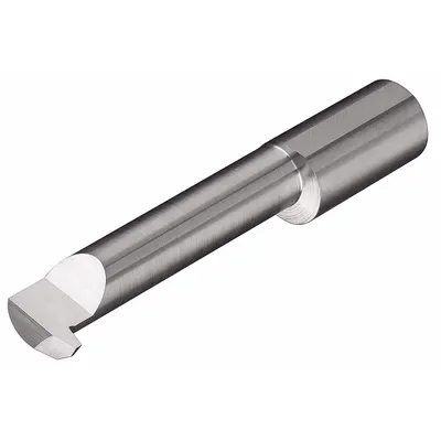 MICRO 100 Indexable Turning Toolholder: 1/2 in Shank Dia., Neutral (MPN 10-3763) - Machining
