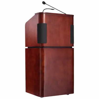 OKLAHOMA SOUND Sound Lectern, Mahogany, 950/901-MY/WT - Sound Lecterns
