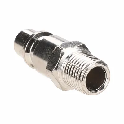 SPEEDAIRE Quick Connect Hose Coupling: 3/8 in Body Size, 1/4 in Hose Fitting Size - Industrial Interchange Steel Quick-Connect Air Coupling Plugs